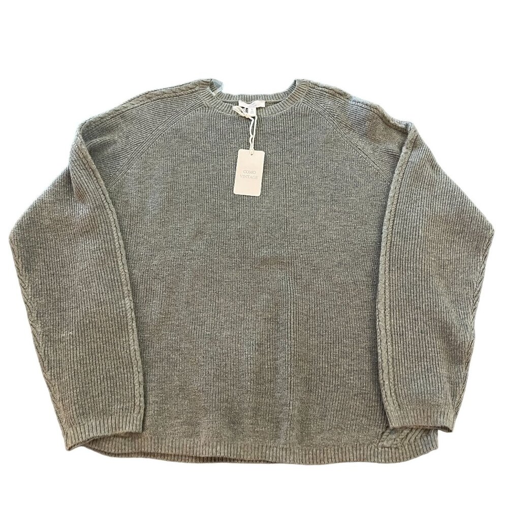 Como Vintage Women's Brown Knitted Sweater, Size L NWT